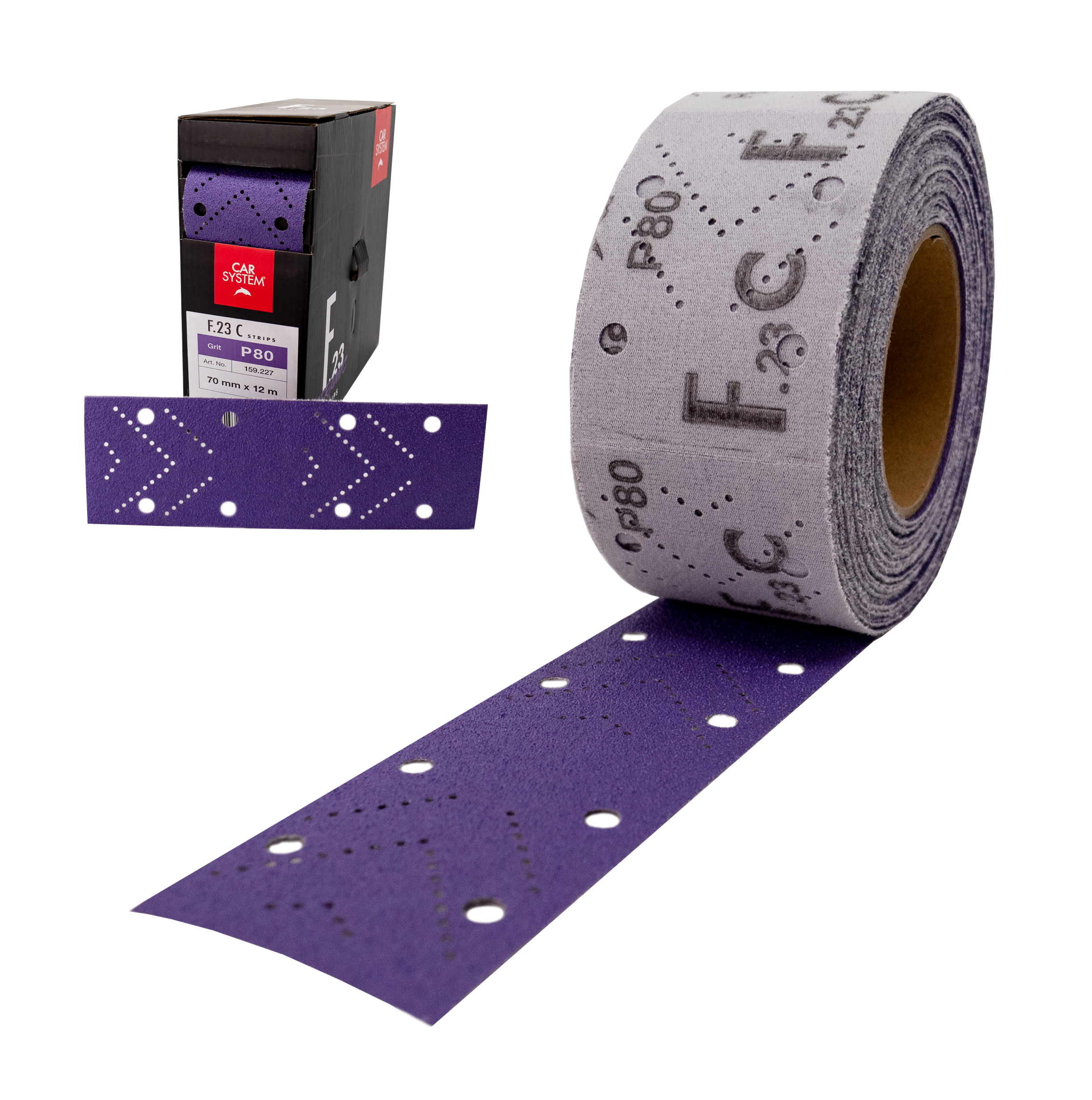 <strong><span class="nom-corto">Sanding Strips F.23 Ceramic </span></strong><br><span class="nom-largo">Film abrasivo - 70 mm x 12 m</span>