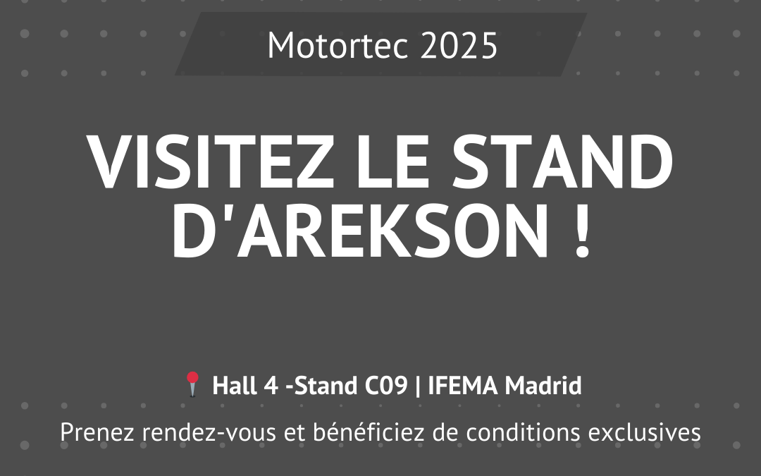 Arekson Group à Motortec 2025 : L’innovation qui propulse votre activité